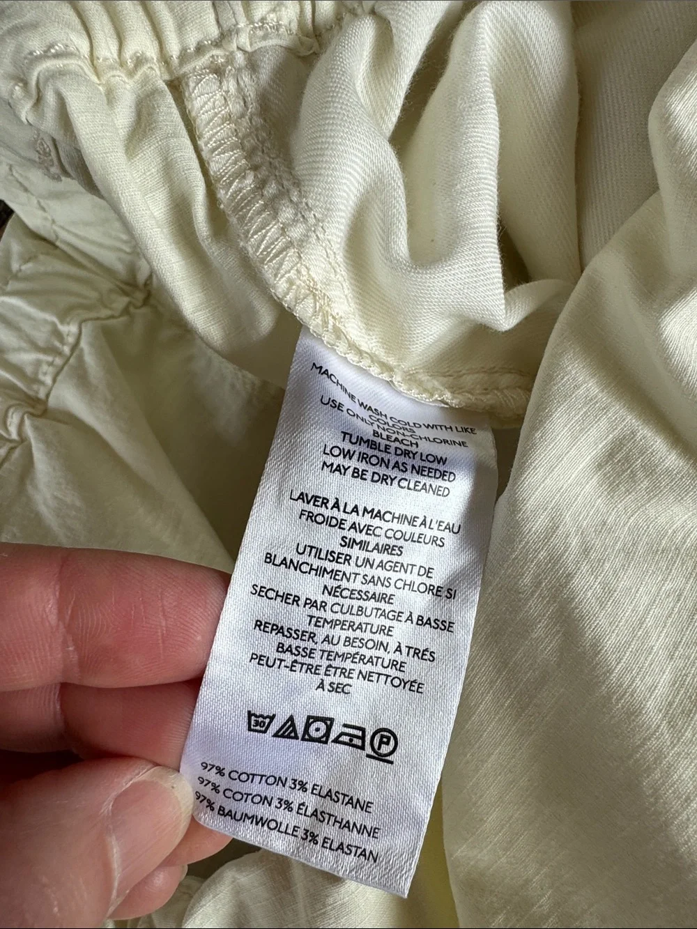 Anthropologie PILCRO bowed leg fold over belt barrel leg trouser EUC size s - Picture 10 of 10